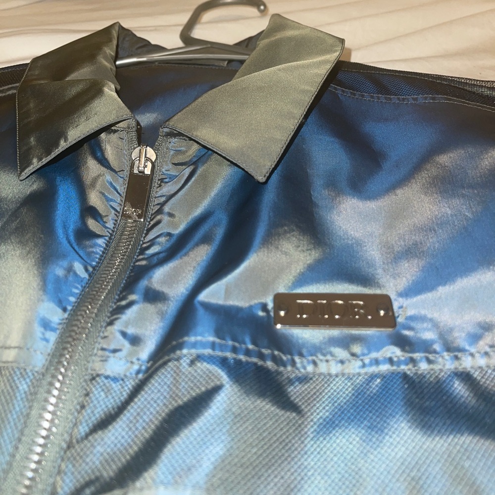 CHRISTIAN DIOR MENS 2019 TECHNICAL FABRIC NYLON WINDBREAKER SIZE 41